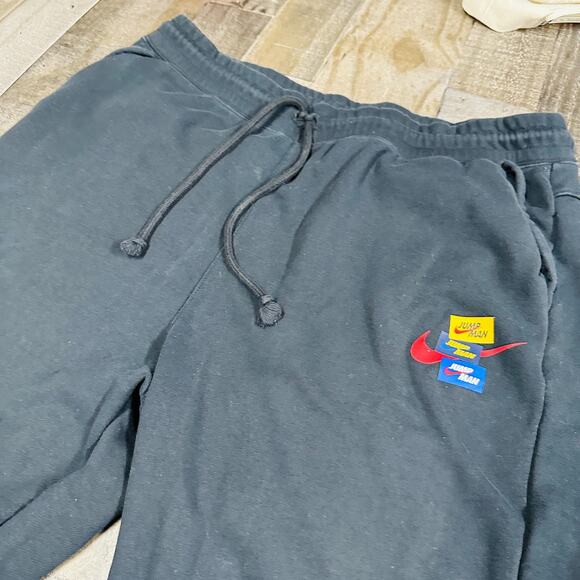 Jordan Sweatpants Mens 2XL Black Nike Air Jumpman Joggers Drawstring - Picture 8 of 9
